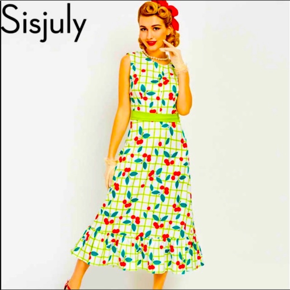 SALE! SISJULY 1950’s Tea Length Dress Size 8 NWT’s